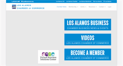 Desktop Screenshot of losalamoschamber.com